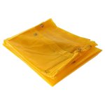 Welding Curtain Yellow With Eye Lids 3M X 3M