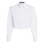 Fashion Poplin Shirt -white