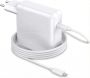 61W Usb-c Compatible With Mac Book Fast Charging Adapter & Cable Also
