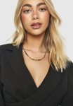Stainless Steel Twisted Snake Chain Necklace - Gold