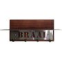 Braai Utensils Holder With Shelf - 4 Hooks - Stainless Steel