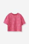 GIRLS Boxy Tee - 10 Fuschia