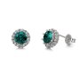 DESTINY Luna May/emerald Birthstone Earring With Swarovski Crystals