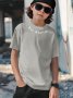Trendy Graphic Print Casual Short Sleeve T-shirt For Boys Comfy Lightweight Versatile Tee Top Boys Summer Outfits Clothes