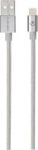 Volkano Strike Series Mfi Lightning Charge data Cable - Silver - 1.2M