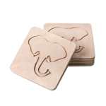 Elephant Coaster - Set Of Four