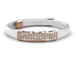 DESTINY Jackie Bracelet Embellished With Swarovski Crystals -white rose Gold
