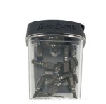 Tork Craft Impact Square Recess Bit NO.2 25MM 15PC Tic Tac Case SQ2