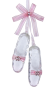 Acrylic Pink Ballet Shoes With Bow