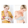 2-PACK Vogue Nursing Bra A-d Cups - X Large 38 / Grey Melange X2