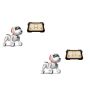 2 Pack - Intelligent Robot Dog Children's Remote Control Electric Toy