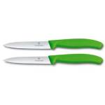 Victorinox Swiss Army Victorinox Swiss Classic Paring Knife Straight & Wavy Set Green