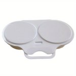 Easy-clean Microwave Egg Poacher - Durable Pp Round Egg Steamer For Kitchen & Restaurant Use White