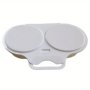 Easy-clean Microwave Egg Poacher - Durable Pp Round Egg Steamer For Kitchen & Restaurant Use White