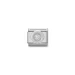 Composable Classic Link Circle In Silver And Stone