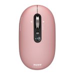 MAC Port Connect Pure Rechargeable Wireless And Bluetooth Mouse Copper Rose
