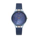 Pergament Marine - Blue Mop Dial Stainless Steel Ladies Watch V302LXLLML