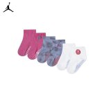 Jordan Girls 3-PACK Assorted Socks Cobalt - Cobalt 12 Months