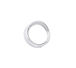 Visor Style Headlamp Trim Ring – Chrome 7 Inch
