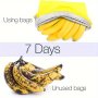 Large Capacity Food-grade Nylon Banana Storage Bag With Aluminum Bead Closure And Double Stitching - Keeps Bananas Fresh For Up To 7 Days