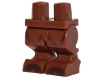Parts Hips And Faun Legs With Dark Brown Fur And Hooves Pattern 970CF00PB01