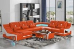 High-tech Corner Sofa With Coffee Table