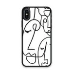 Custom Printed Tpu Cases - Apple Iphone X Apple Iphone XS & 39 Line Face& 39 By