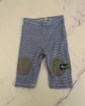 Naartjie Blue Striped Pants With Knee Caps 0 3M