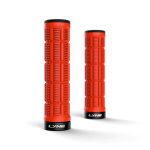 Lyne Cosmic Cactus Single Lock-on Grips -red - Bh Bikes South Africa
