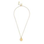 Goldair Gold Plated Round Rose Necklace