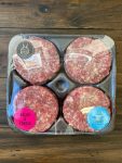 Burger Patties – 8 X 100G Gourmet Bacon & Cheese