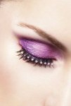 Black White Rhinestones Eyelashes