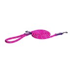 Rogz Rope Long Rope Classic Lead - Large Pink