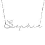 CNE105863 - Sterling Silver Name Necklace Also Available In Plated Gold & Rose Gold