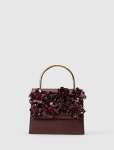 Fifi Flower Top Handle Bag - 0 Vintage Merlot