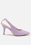 Slingback Kitten Heel - Lilac