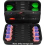 Gwcase Dart Case For Steel Tip And Soft Tip Darts Dart Storage Case Fits For Dart Tips Shafts And Flights Box Only