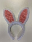 Pink Polka Dot Alice Band