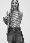 Ribbed T-Shirt - White Striped