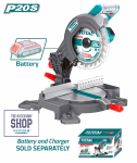 Mitre Saw Cordless Total Tools No Battery & Charger TMS2001 42782