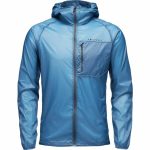 Black Diamond Mens Distance Wind Shell Jacket - Medium astral Blue