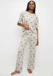 Ribbed Pajama Set - Mint Heart