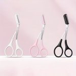 Stainless Steel Eyebrow Shaping Cut Scissors Comb Hair Remover Beauty Tool Eyebrow Scissors
