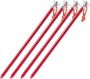 4PCS Outdoor Tent Stakes With Ropes Aluminum Alloy Camping Ground Nails