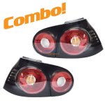 Vw Golf 5 Lexus Black Taillight Combo 04+