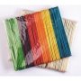 Dala Sucker Pop Sticks Standard Width Pack Of 50 Assorted Colours