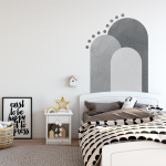 Grey Arch Trio Wall Sticker