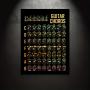 1pc Art Canvas Painting Guitar Stave Music Chord Painting On Canvas Wall Art Artwork Wall Painting For Bathroom Bedroom Office Living Room Home Wall