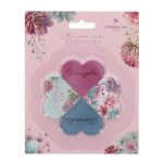 Vreugde En Genade Afrikaans Four-piece Faux Leather Heart Corner Bookmark Set