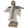 Kcw-ornament Musician With Violin Plinth